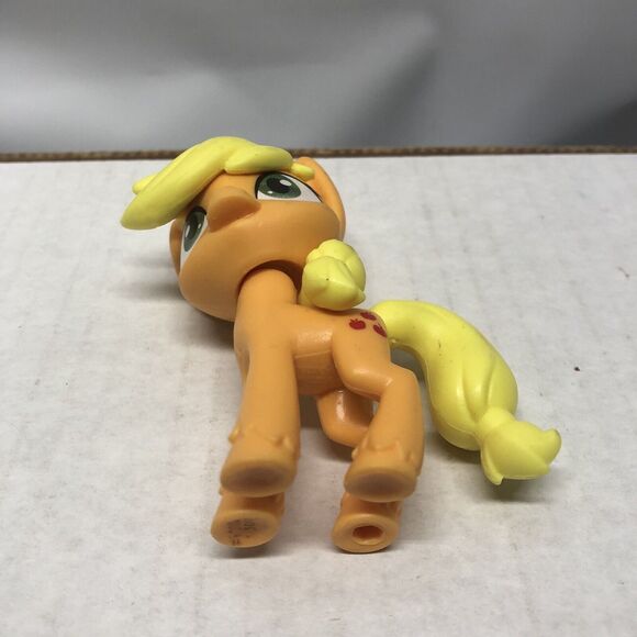 My Little Pony Applejack G4 MLP Mini Figure Toy Orange Hasbro Friendship Magic - Picture 7 of 8